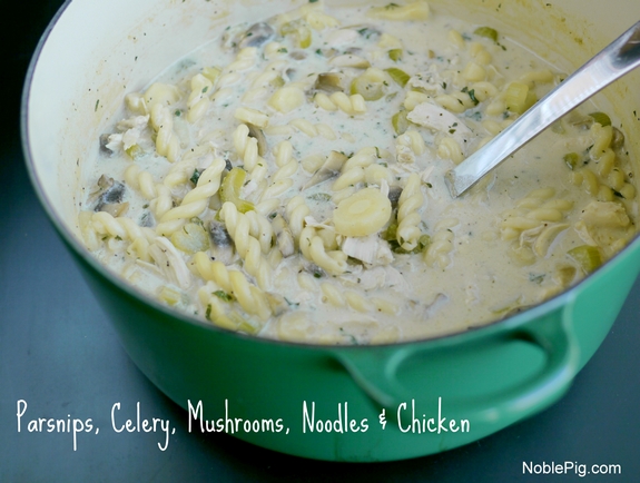Creamy Chicken Noodle Soup Noble Pig