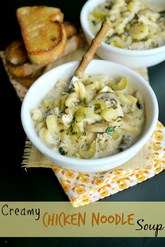 Creamy Chicken Noodle Soup
