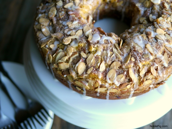 Pumpkin Chocolate Chip Coffee Cake from Noble Pig 4