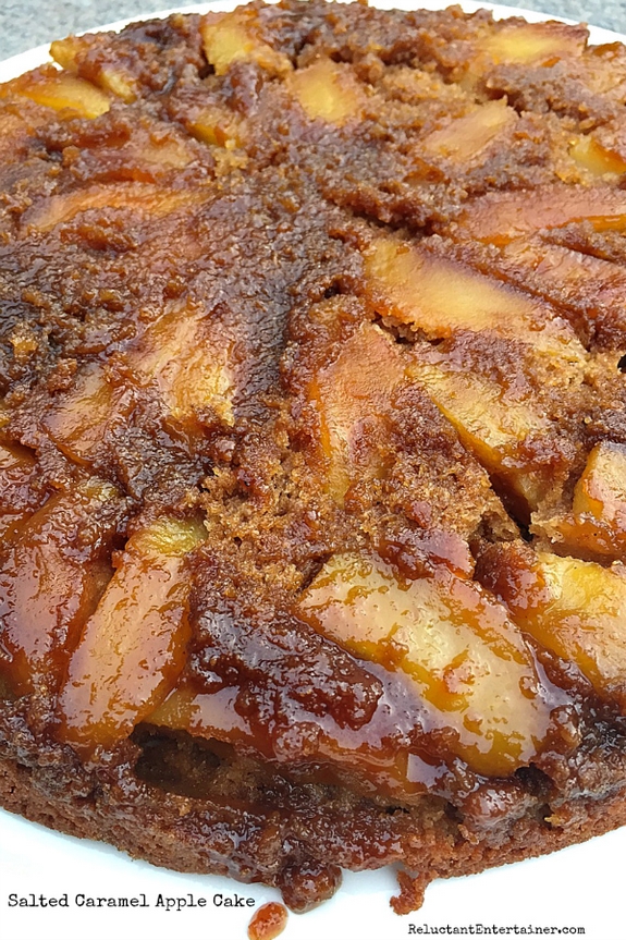 Salted Caramel Apple Cake