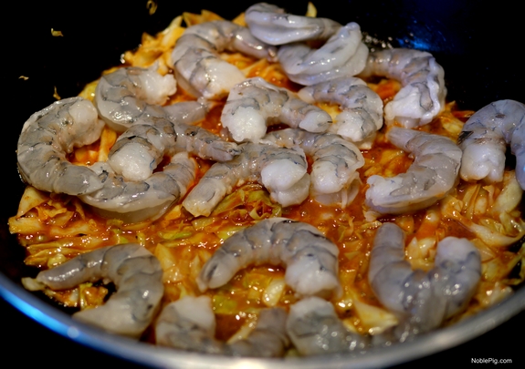 Fiery Shrimp Quesadillas raw shrimp