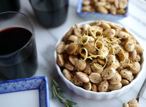 Lemon Pepper Rosemary Almonds Noble Pig b