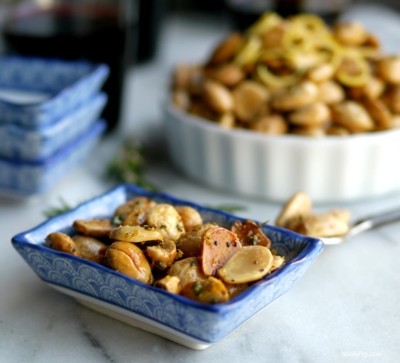 Lemon Pepper Rosemary Almonds Noble Pig side dish