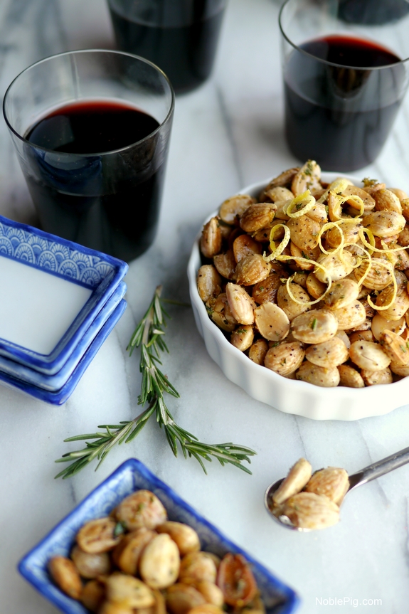 Lemon Pepper Rosemary Almonds Noble Pig vertical