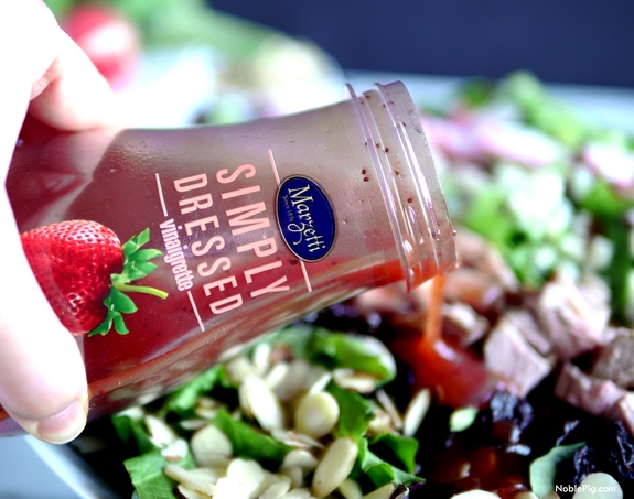 Pork Crunch Salad with Strawberry Poppyseed Dressing 3