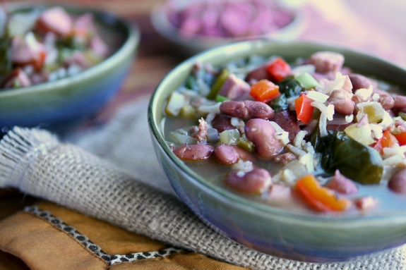 Red Beans Rice and Sausage Soup from Noble Pig