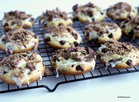 Kit Kat Stuffed Soft Baked Chocolate Chip Cookies Noble Pig 1