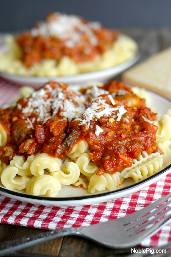 Weeknight Italian Sausage Pasta Sauce