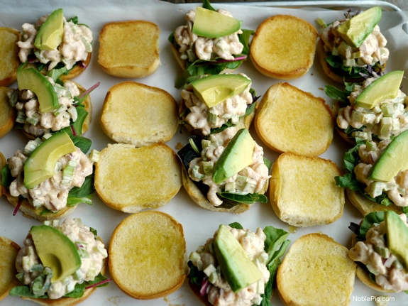 California Avocado and Bay Shrimp Sliders with Spicy Mayo 5