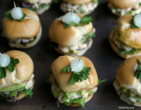 California Avocado and Bay Shrimp Sliders with Spicy Mayo 6