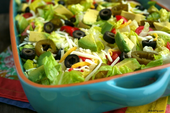 Skinny Taco Dip