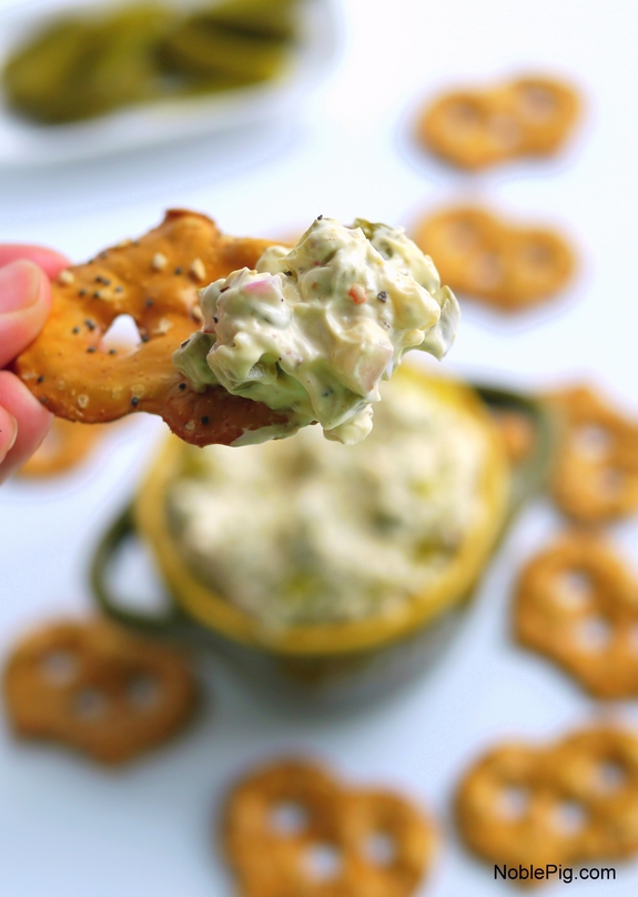 This Dill Pickle Dip is a crowd-pleasing cream cheese dill pickle dip loaded with flavor, ideal for your next get-together. The secret ingredient I use is what makes this chip dip stand out as the best! You must be a pickle lover to really embrace this fun and tasty appetizer dip recipe. easy dill pickle dip recipe