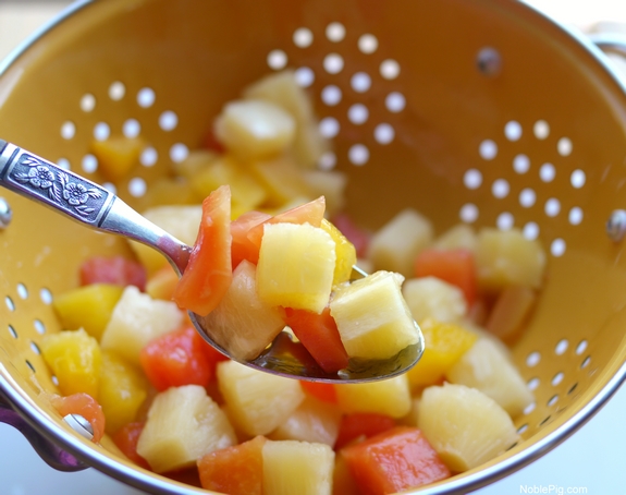 3 Ingredient Tropical Friut Colada Snack sometimes deliciousness is easy 
