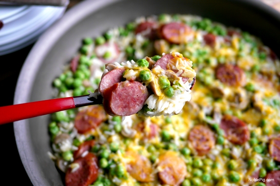Quick Skillet Kielbasa Meal dinner just got easier