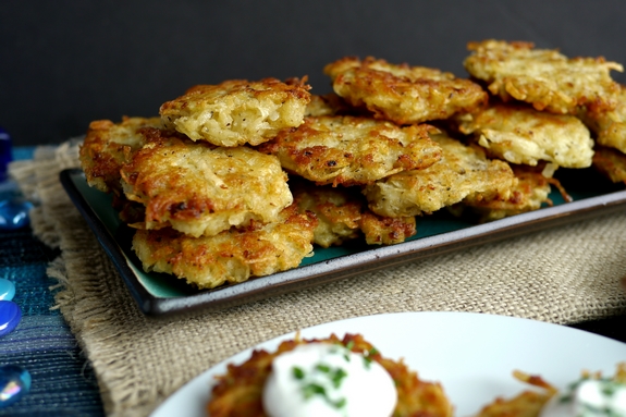 Panko Latkes perfect for Hanukkah
