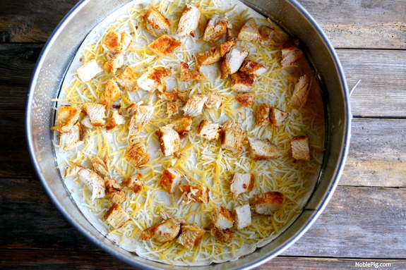 Chicken Tortilla Pie step 1