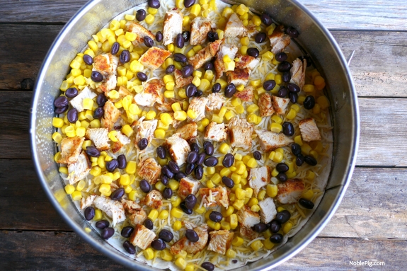 Chicken Tortilla Pie step 2