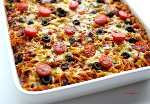 Taco Noodle Casserole a family favorite