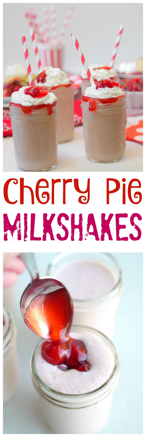 Cherry Pie Milkshakes