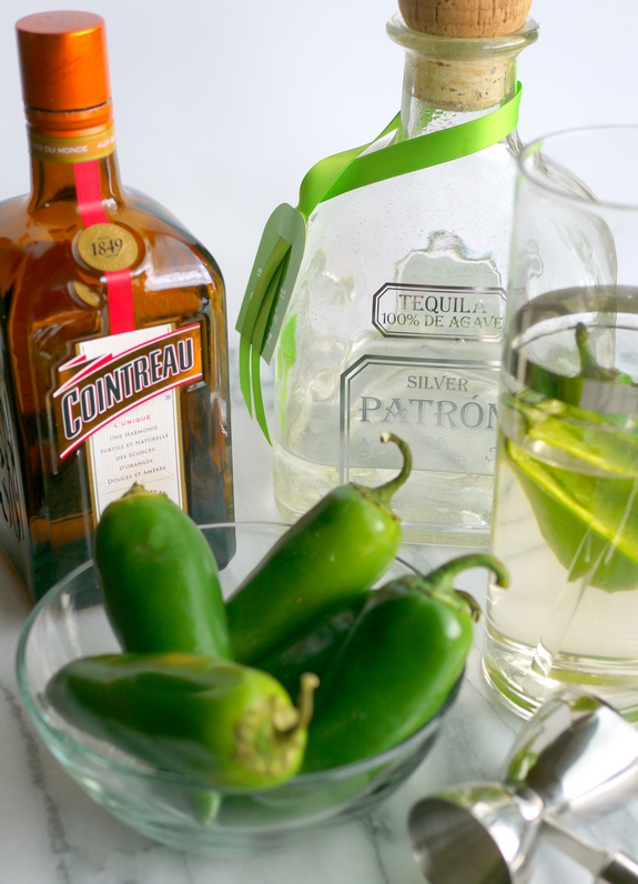 Spicy Mango Frozen Margaritas the liquor