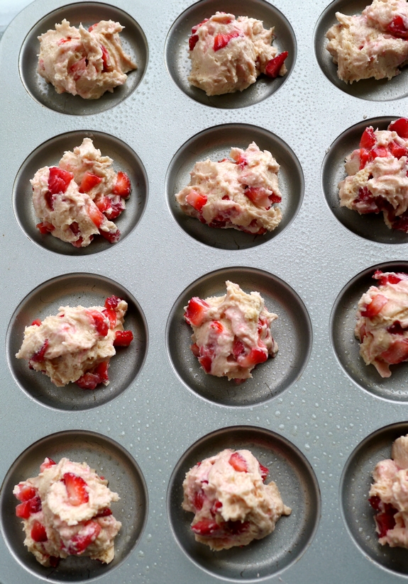 Strawberry Shortcake Cookies in pan