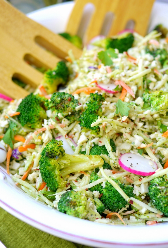 Grilled Broccoli Salad for the win