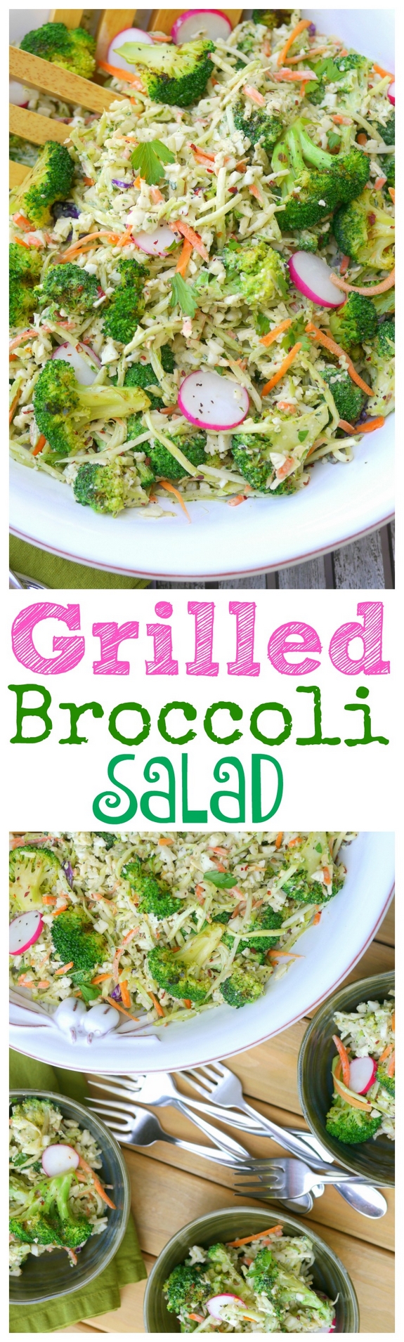 Grilled Broccoli Salad