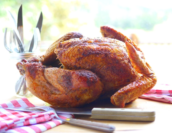 Juicy Smoked Paprika Turkey will make a lovely Fall dinner