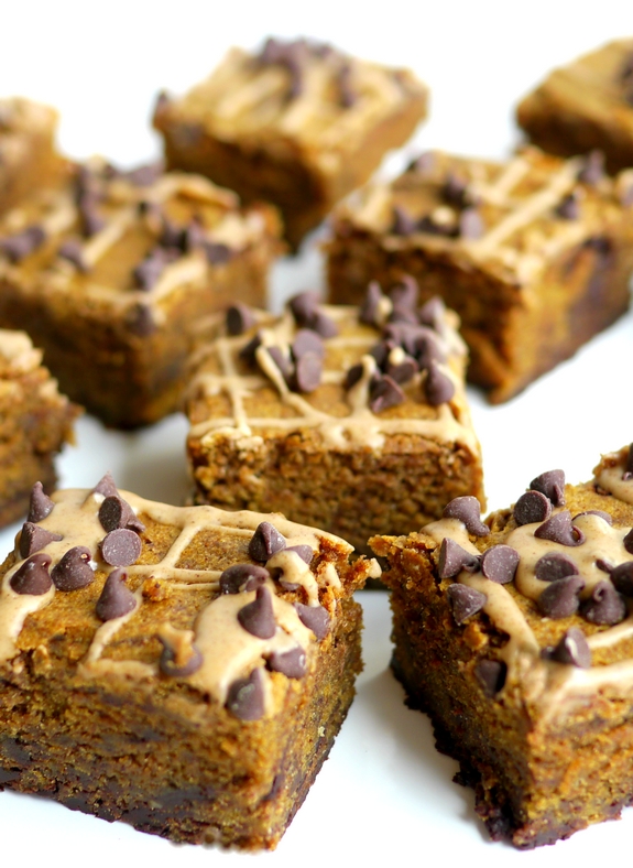 Pumpkin Mocha Fudge Brownies are divine to eat