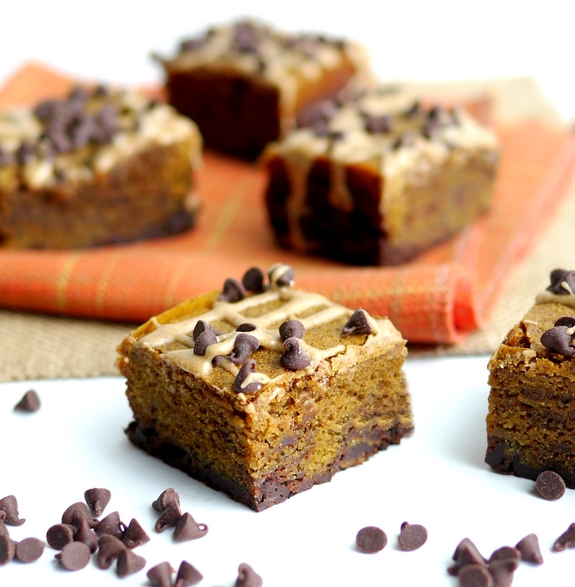 Pumpkin Mocha Fudge Brownies are so so delicious