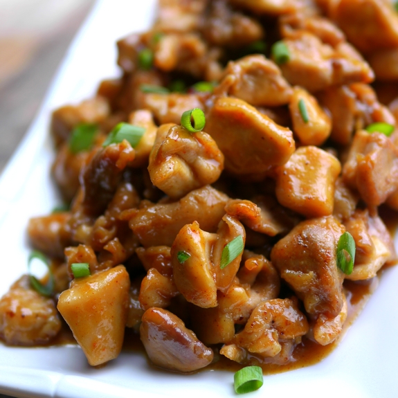 Sweet Chipotle Chicken Bites is the perfect dinner for your family