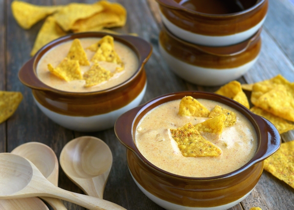 Cool Ranch Doritos Cheese Soup tastes so authentic