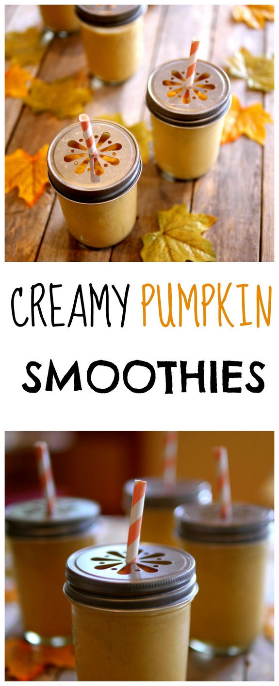 Creamy Pumpkin Smoothies