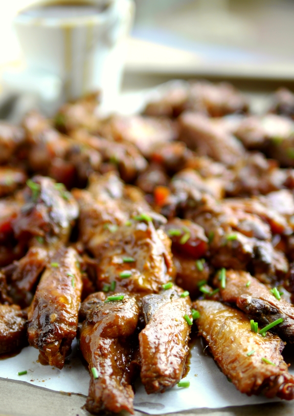 Slow Cooker Honey Pineapple Chicken Wings are appetizer perfection