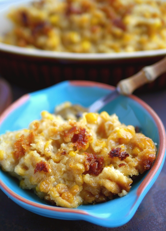 Slow Cooker Sweet Corn Pudding is an awesome side dish