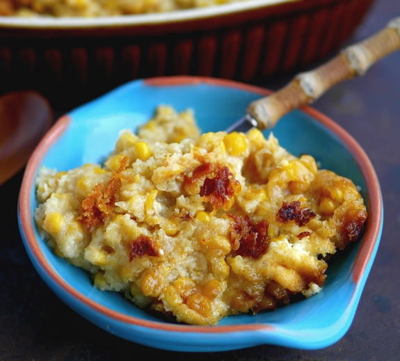 Slow Cooker Sweet Corn Pudding will have you back for seconds