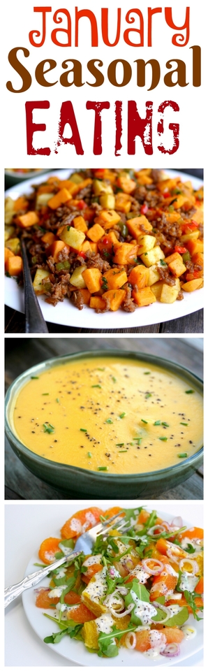 January Seasonal Eating Recipes