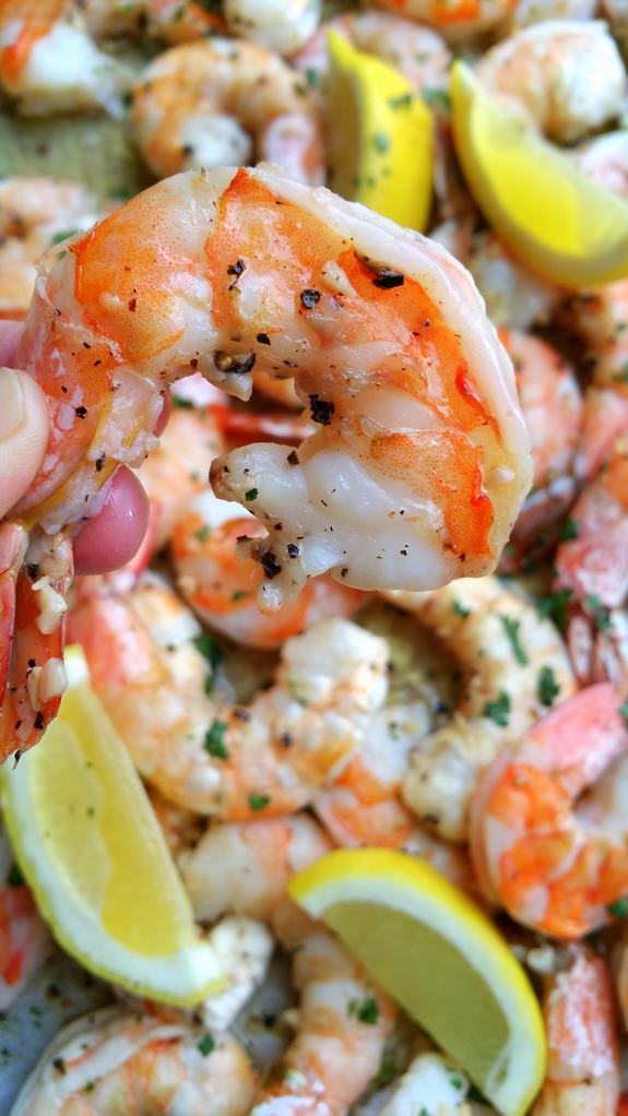Buttery Sheet Pan Garlic Shrimp 