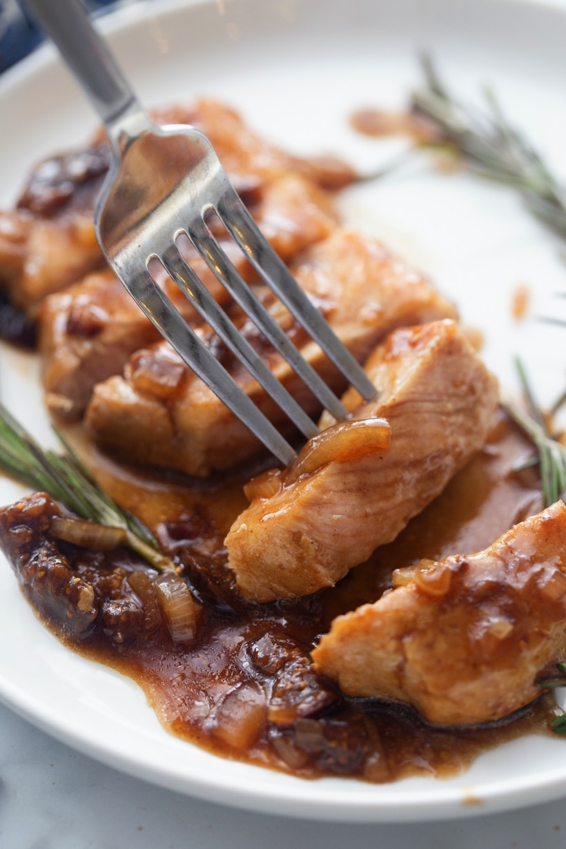 pork with fig sauce