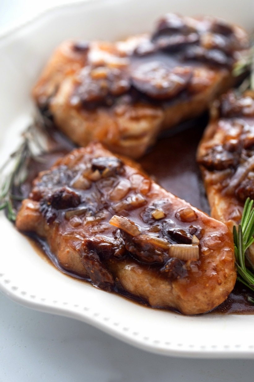 balsamic fig sauce with pork