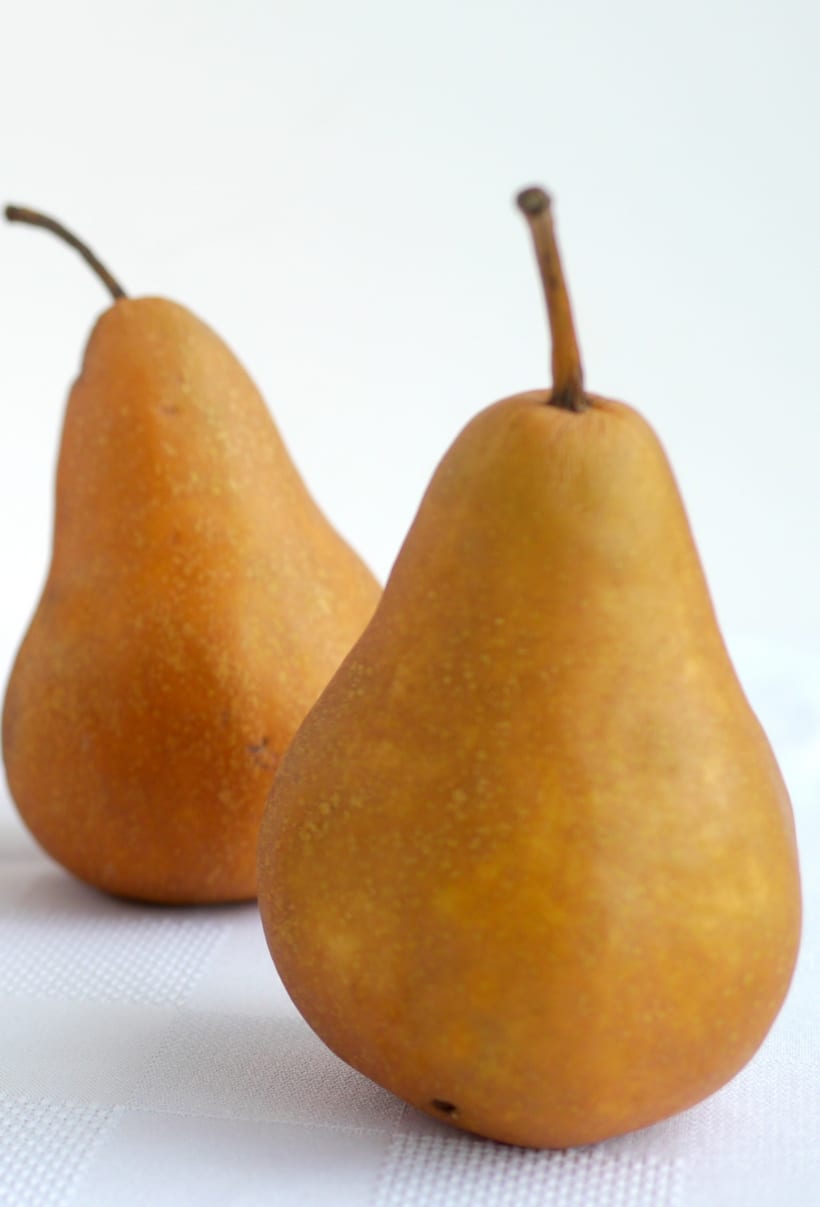 A classic pairing of pears and ginger makes this Pear and Ginger Crumble recipe a dessert you will not soon forget. Serve warm right out of the oven with a scoop of vanilla ice cream for the ultimate treat. Easy enough to make on a weeknight too. Bosc pears.