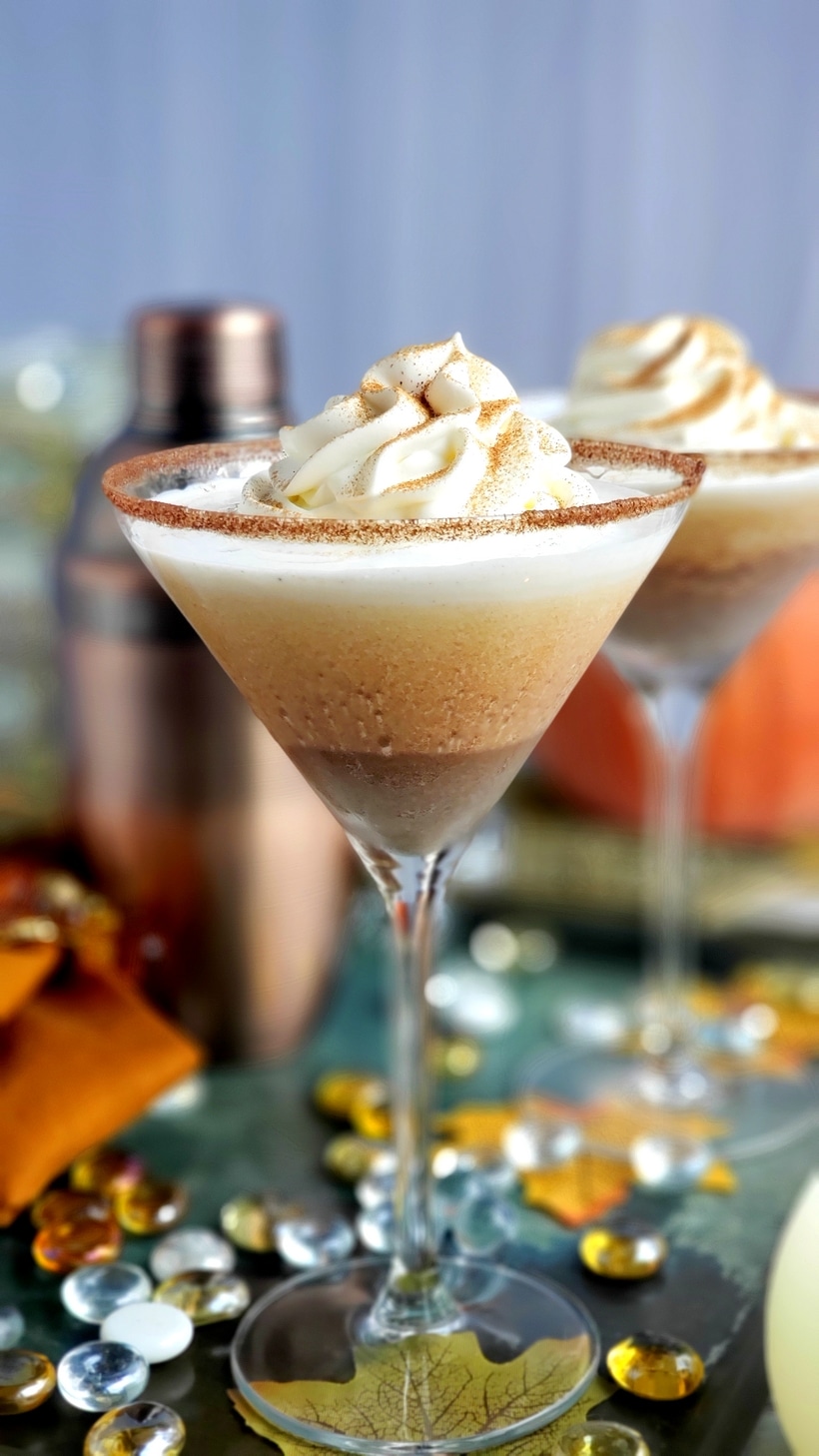 This pumpkin pie martini brings in all the fall flavors, with the perfect mix of spice, sweetness, and a little kick. Be prepared to make everyone a second round. martini pumpkin pie