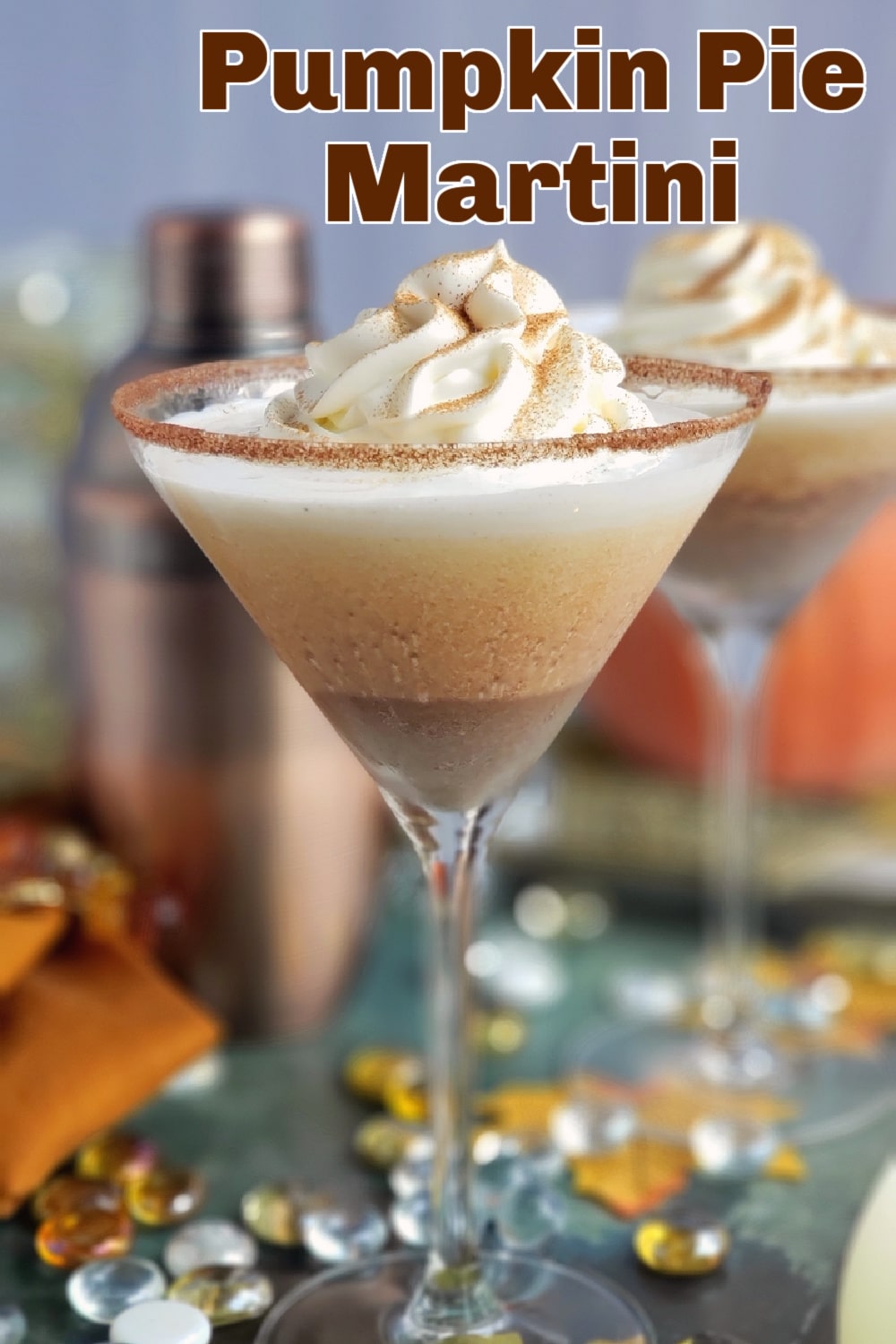 This pumpkin pie martini brings in all the fall flavors, with the perfect mix of spice, sweetness, and a little kick. Be prepared to make everyone a second round. via @cmpollak1