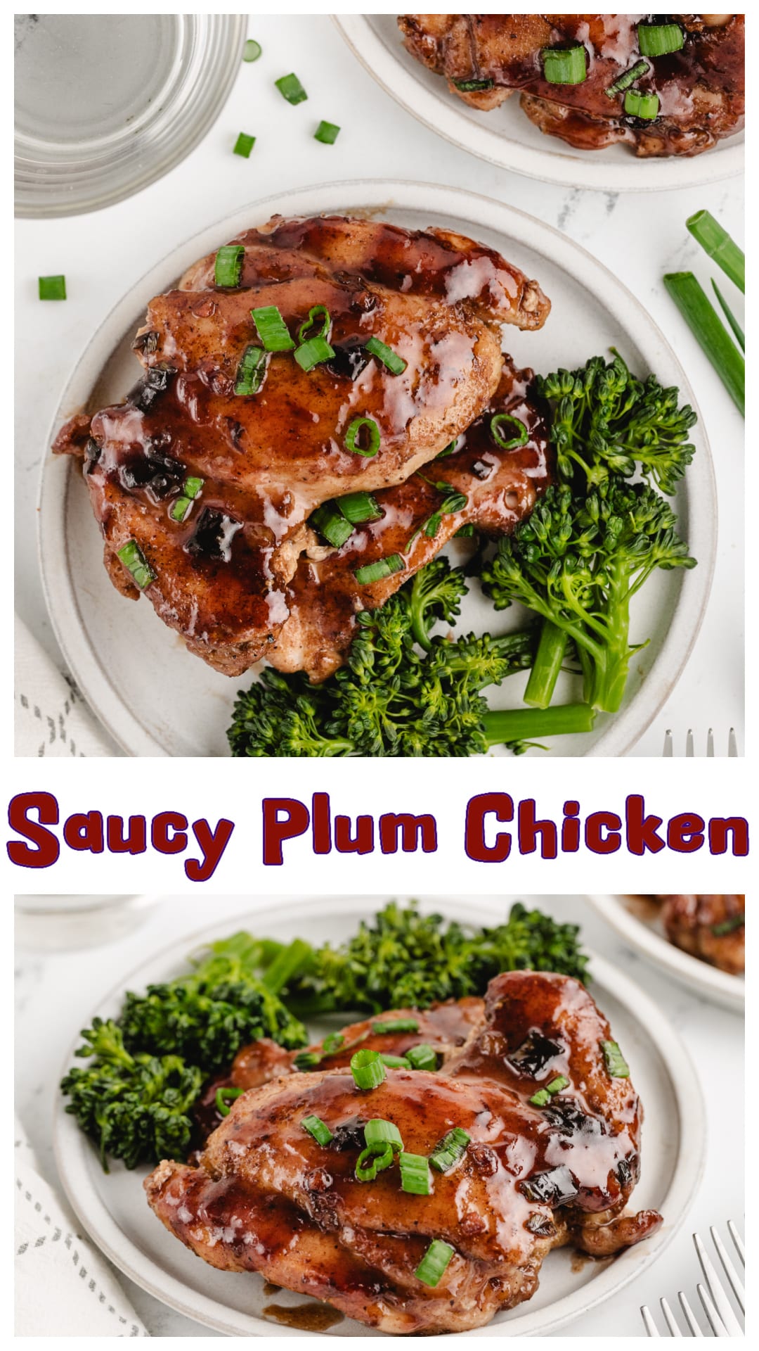 This saucy plum chicken is a quick and flavorful chicken thigh recipe made with boneless, skinless thighs, seared in a skillet, and coated in a sweet and tangy plum jam sauce. Ready in about 20 minutes, it’s perfect for a quick dinner or family meal. If you're looking for easy chicken recipes, skillet pan recipes, or a new way to cook chicken thighs, this one pairs well with rice or veggies for a satisfying dish. A great option for busy nights when you need a quick meal. via @cmpollak1