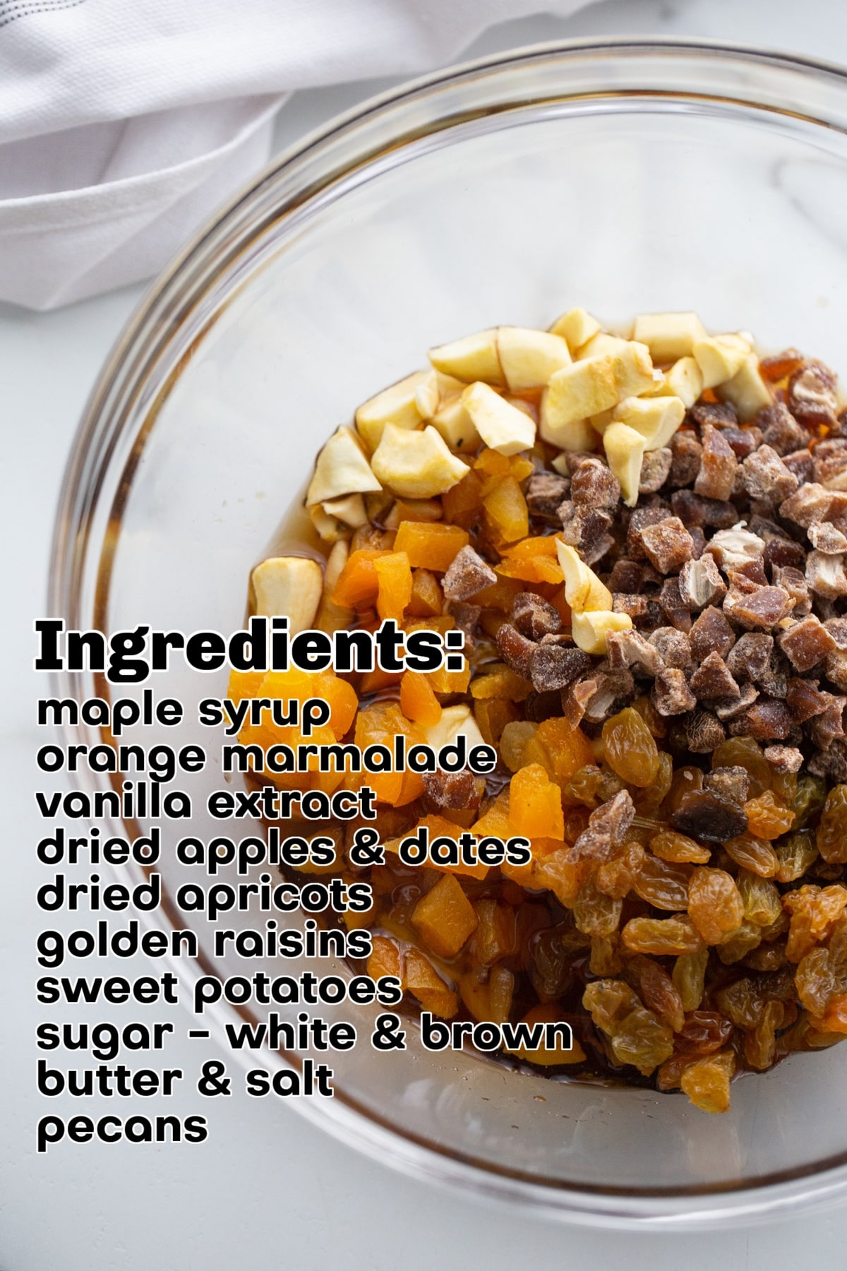 This streuseled sweet potato casserole is the ultimate holiday side, with a rich, creamy base and a crunchy streusel topping. Packed with add-ins, it’s perfect for every Thanksgiving table. ingredients