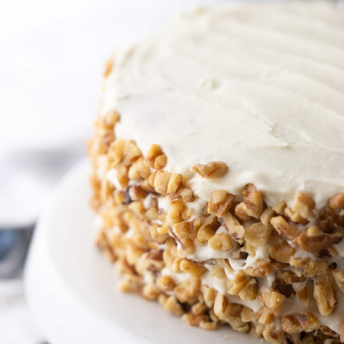 Carrot Apple Cake with Goat Cheese Frosting
