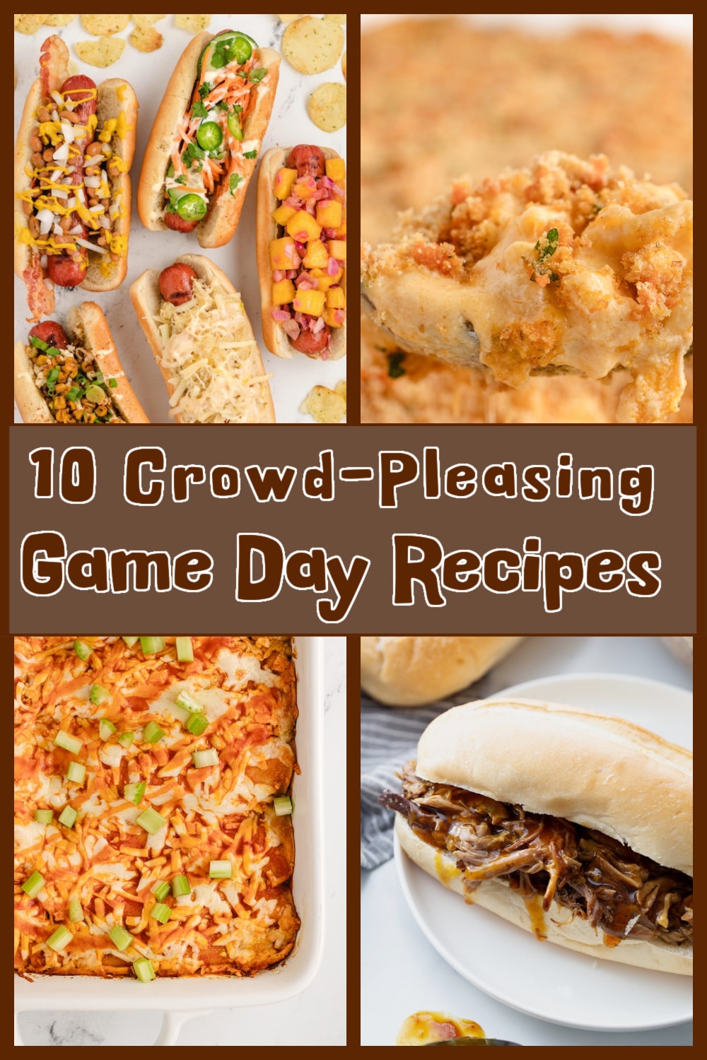 10 game day recipes packed with bold flavors, from creamy dips to hearty mains. These easy, crowd-pleasing appetizers and meals are perfect for football parties, tailgates, and gatherings. Whether you're craving something cheesy, spicy, or savory, this lineup has a little bit of everything. via @cmpollak1
