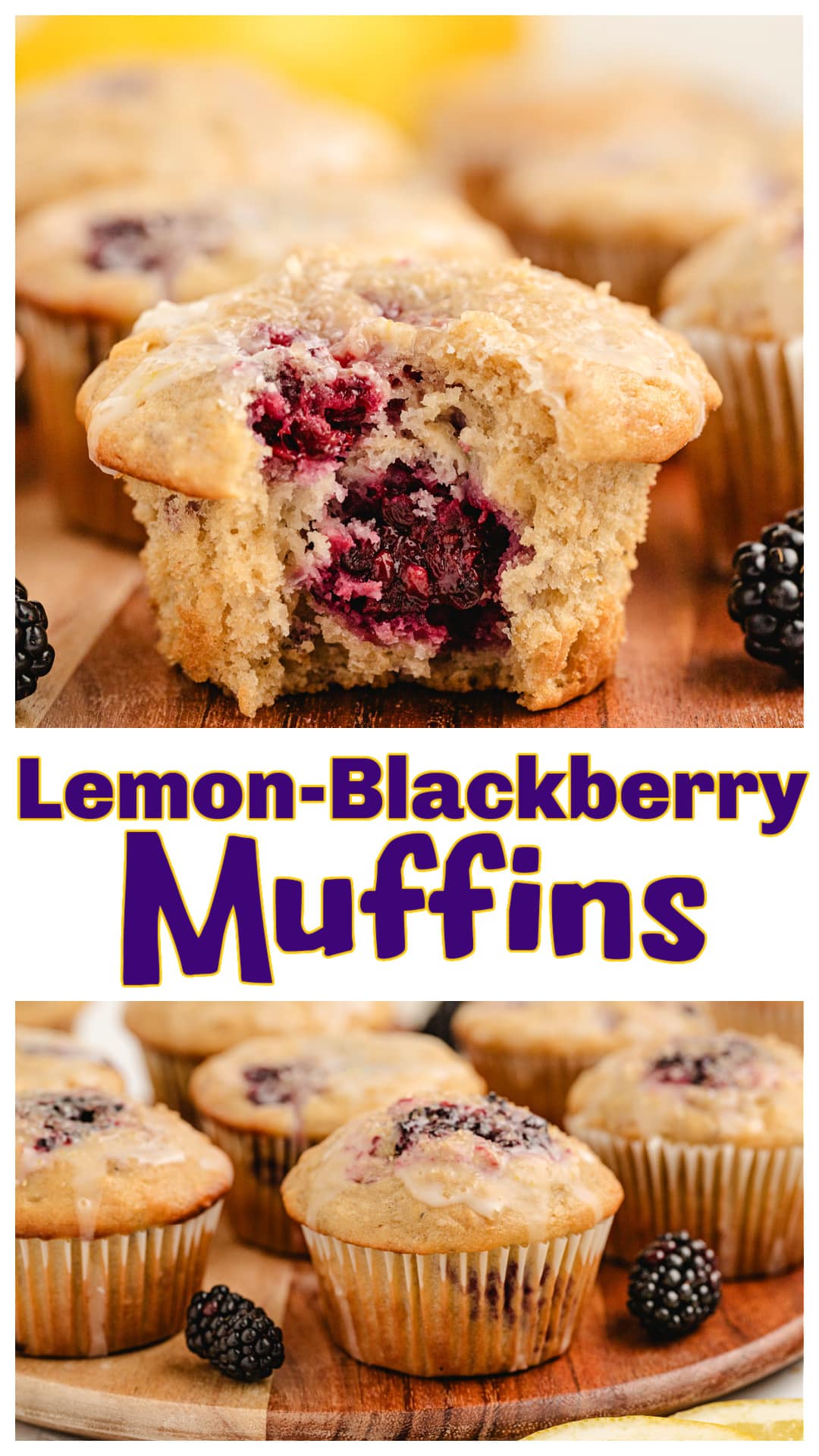 Blackberry lemon oat muffins with fresh lemon glaze are the perfect way to use peak-season berries. Quick-cooking oats add texture, buttermilk keeps them soft, and coarse sugar bakes into a light crunch. Topped with a lemon glaze that soaks right in, these muffins are just right for summer mornings, brunch, or an afternoon coffee break. Easy to make, full of berry flavor, and a recipe you’ll want on repeat all season long. via @cmpollak1