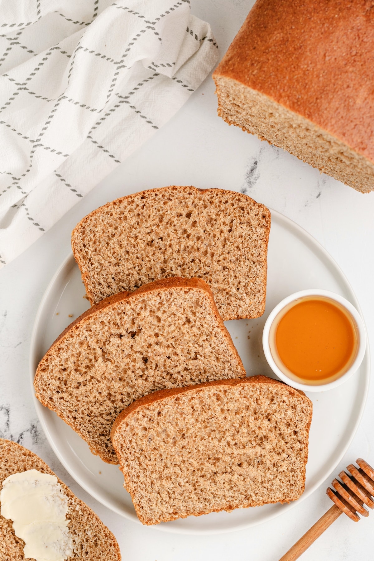sliced whole wheat bread