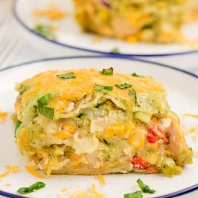 chicken poblano casserole